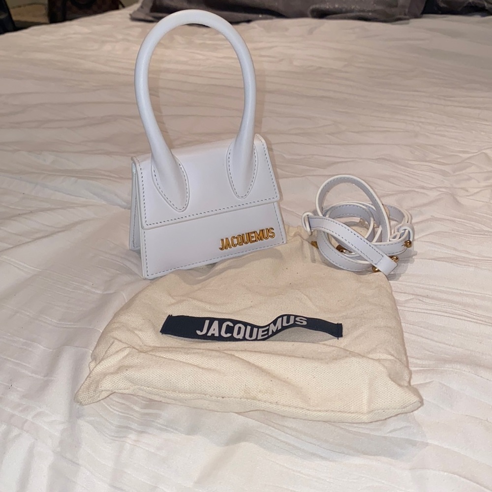 Jacquemus white le chiquito bag